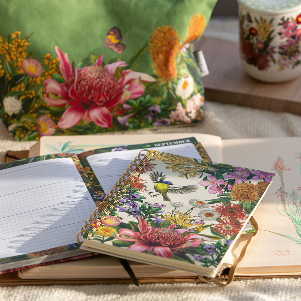 A5 Spiral Notebook Botanical Blooms – La La Land