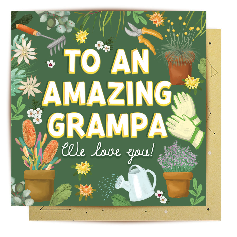 Greeting Card To An Amazing Grampa