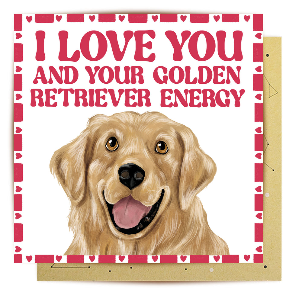 
                      
                        Greeting Card Golden Retriever Energy
                      
                    