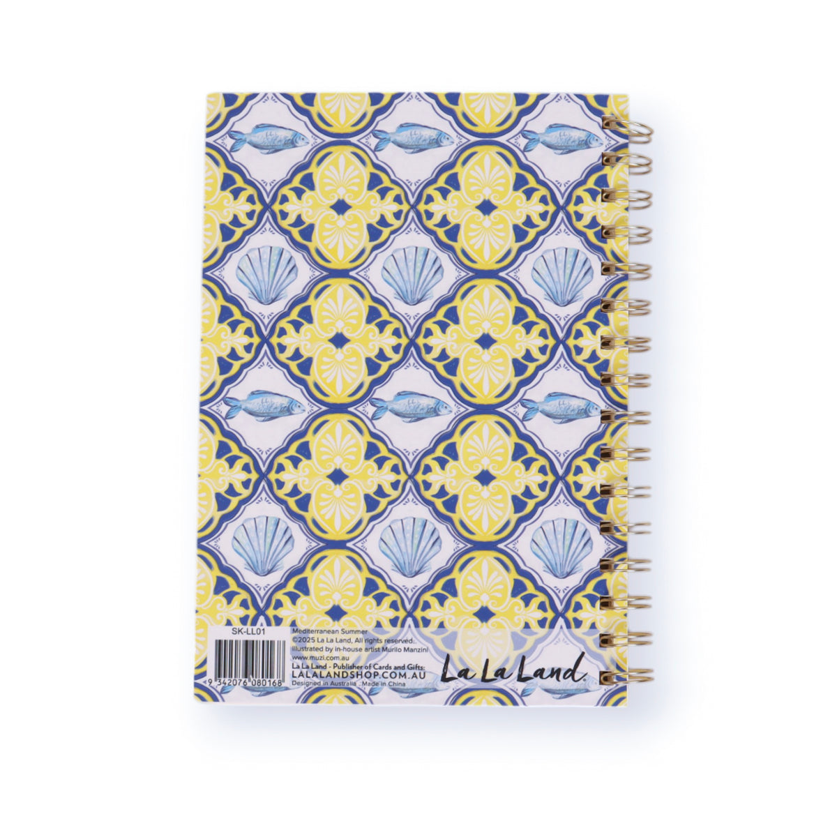 Spiral Notebook Mediterranean Summer