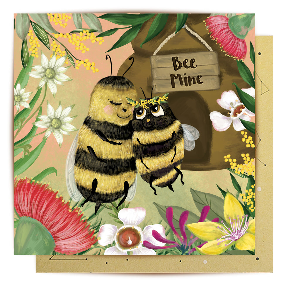 Greeting Card Bee Mine