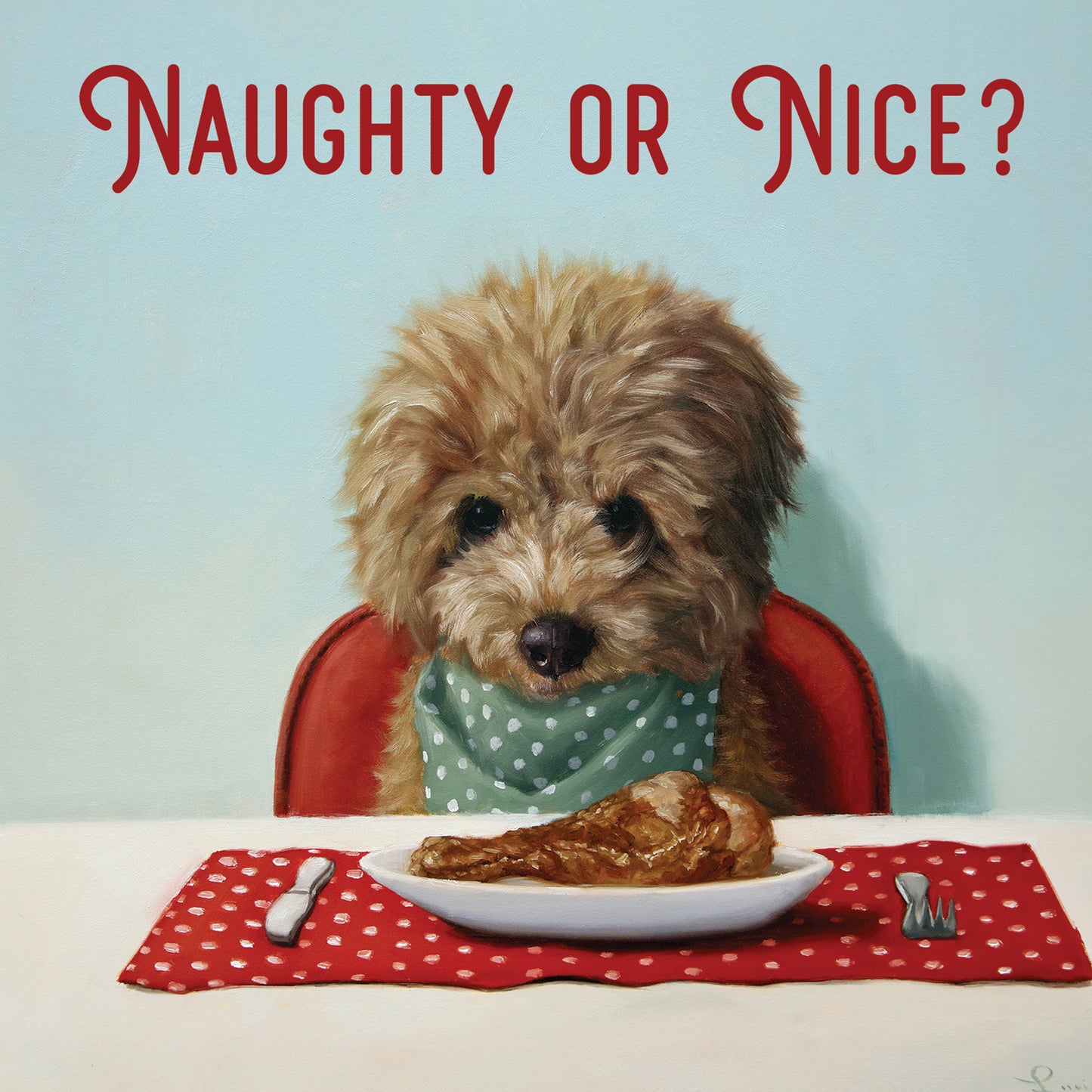 Greeting Card Naughty Or Nice