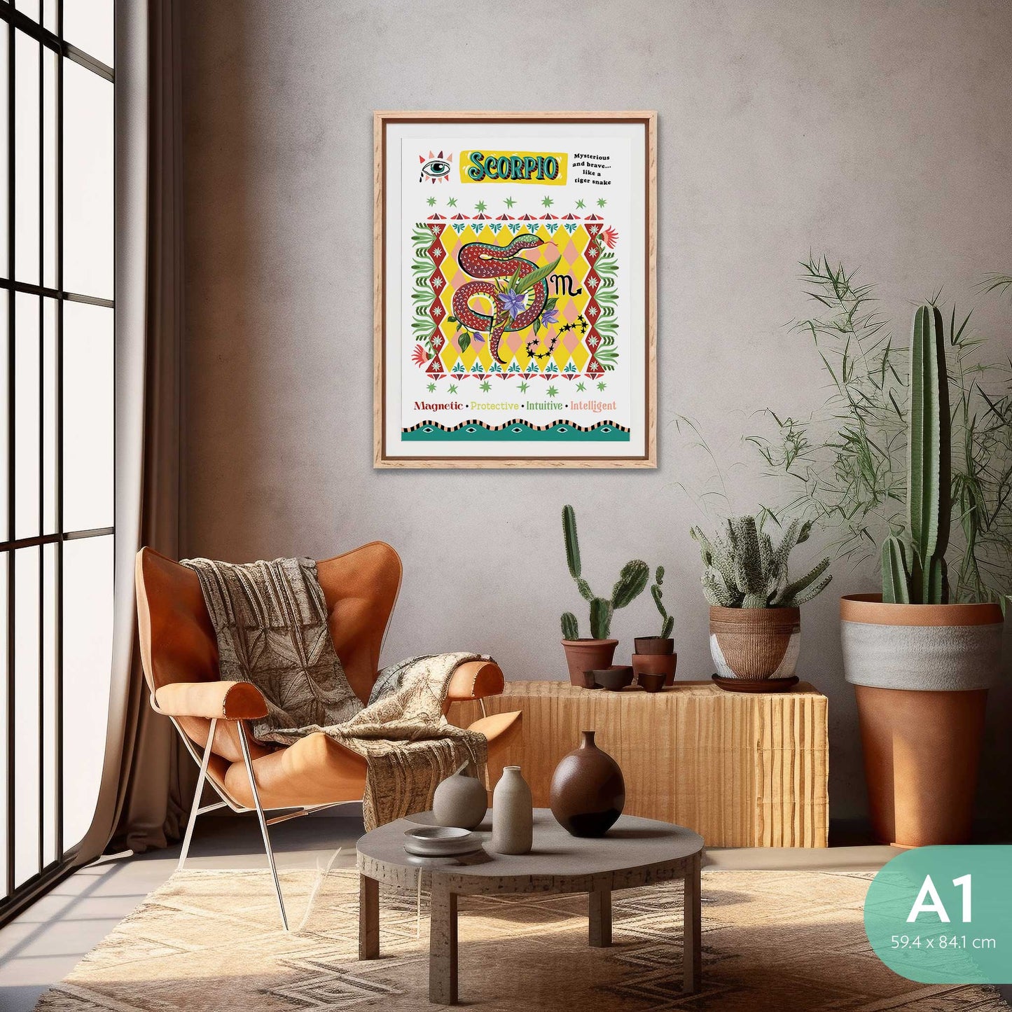 Art Print Aussie Astrology Scorpio