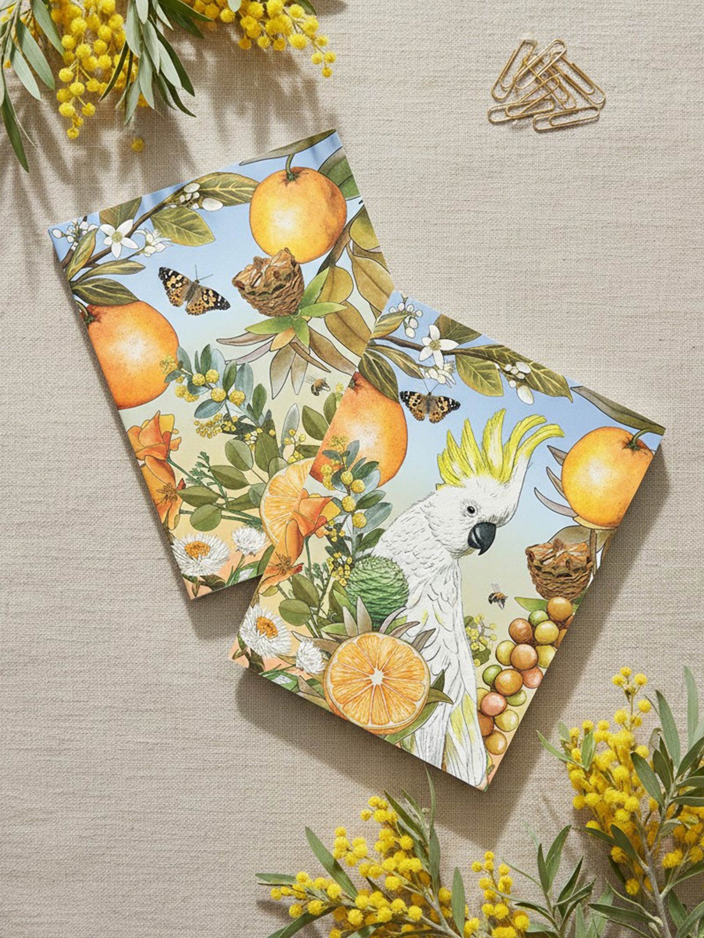 Pocket Book Golden Hour White Cockatoo