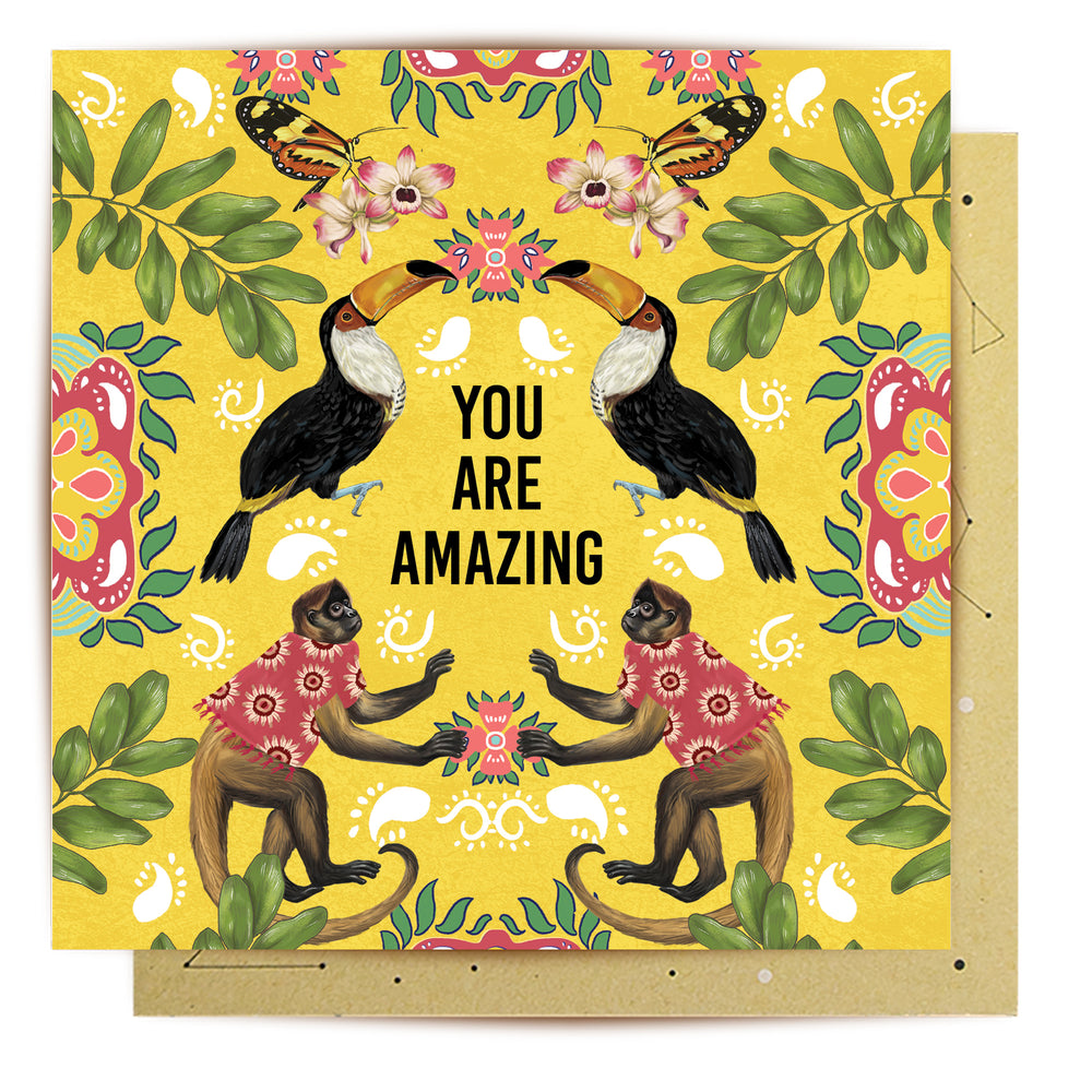 
                      
                        Greeting Card Amazing Tucans
                      
                    