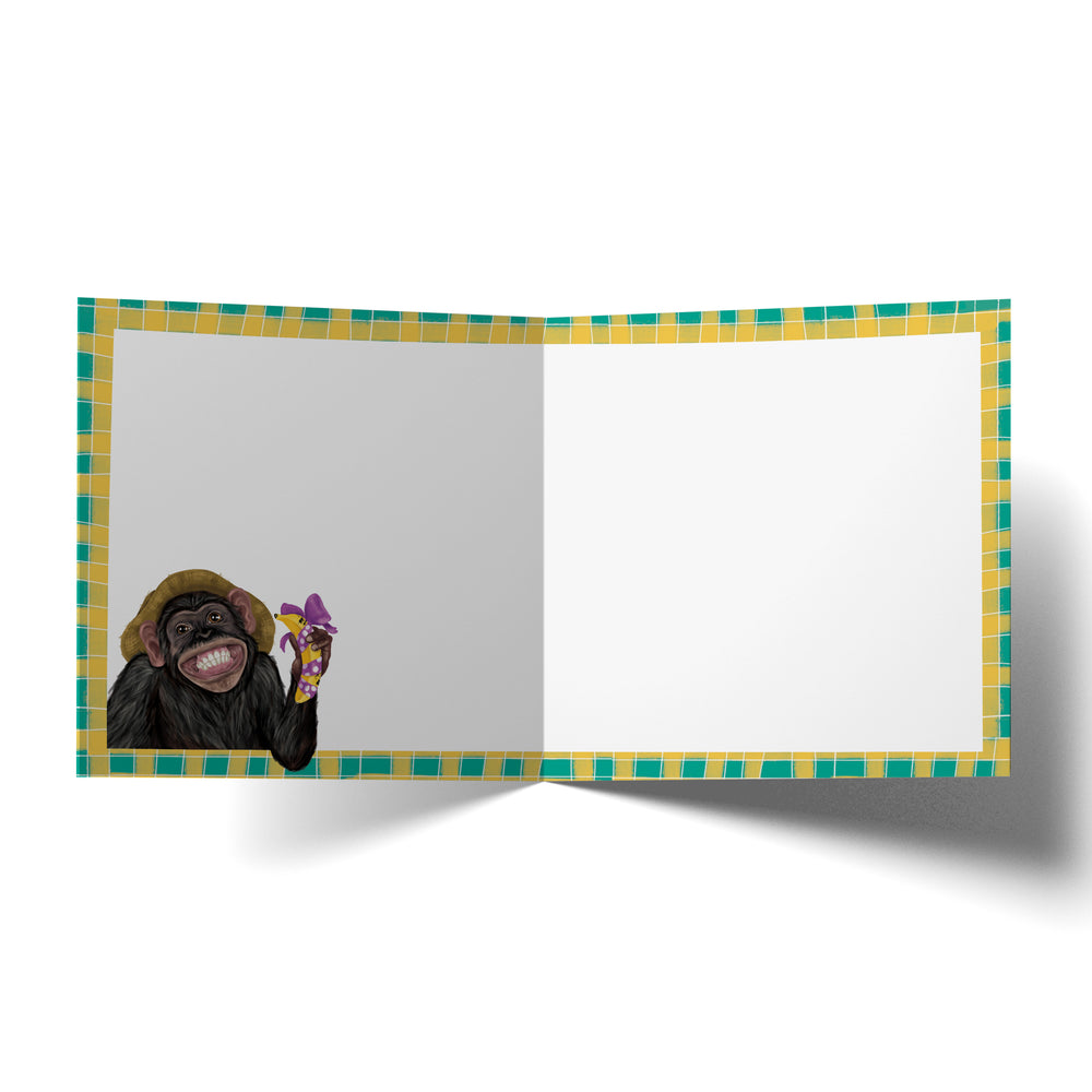 Greeting Card Cutie Monkey