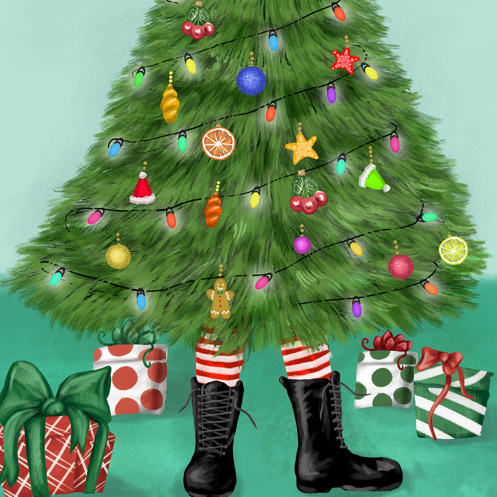 
                      
                        Greeting Card Tree with boots
                      
                    