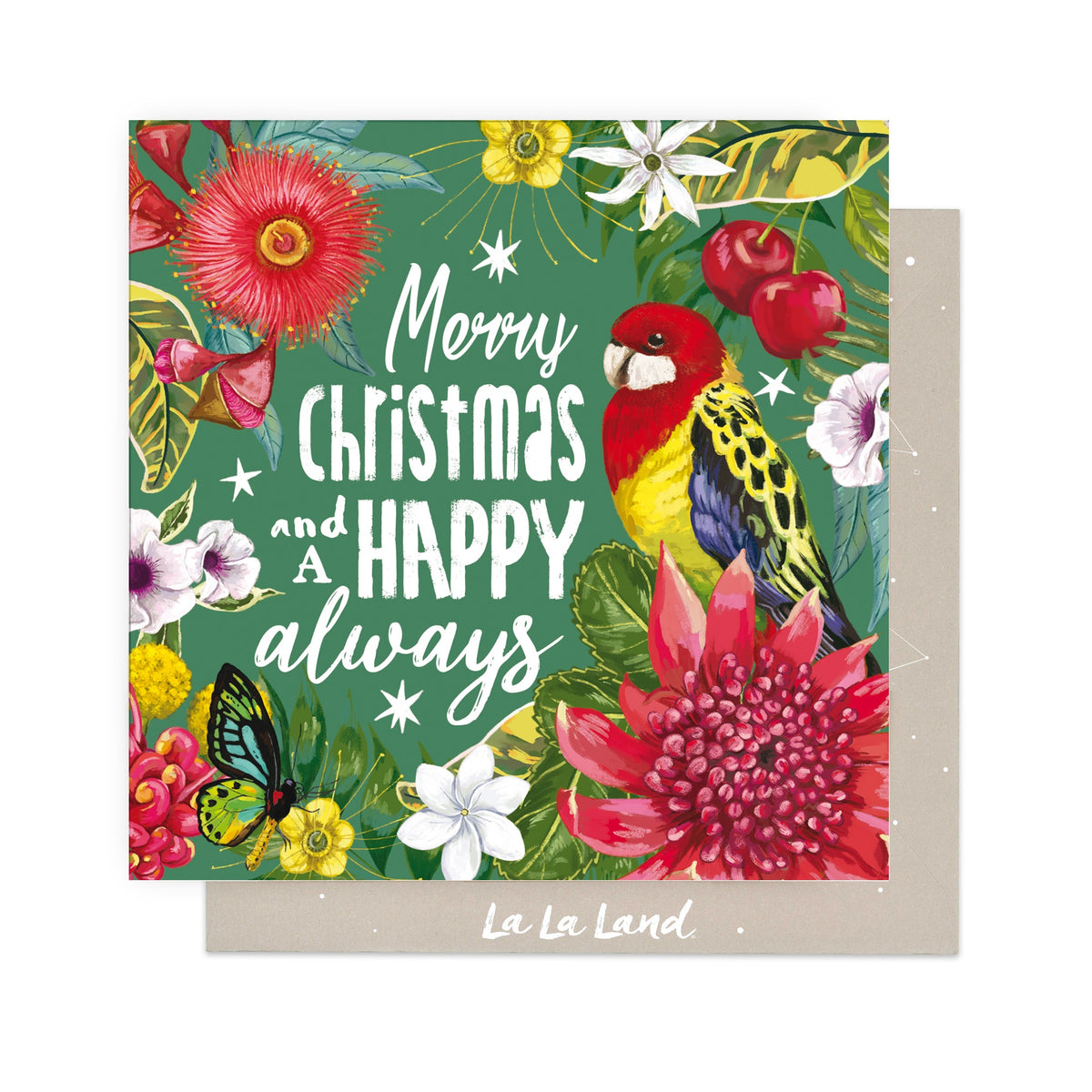Greeting Card Tropicana Australiana Happy Always