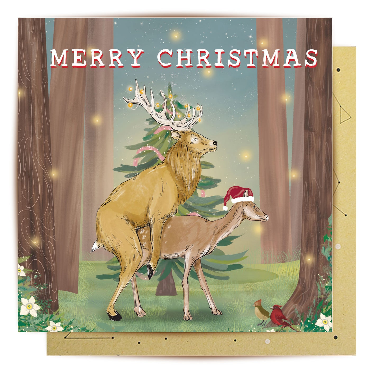 Greeting Card Cheeky Christmas