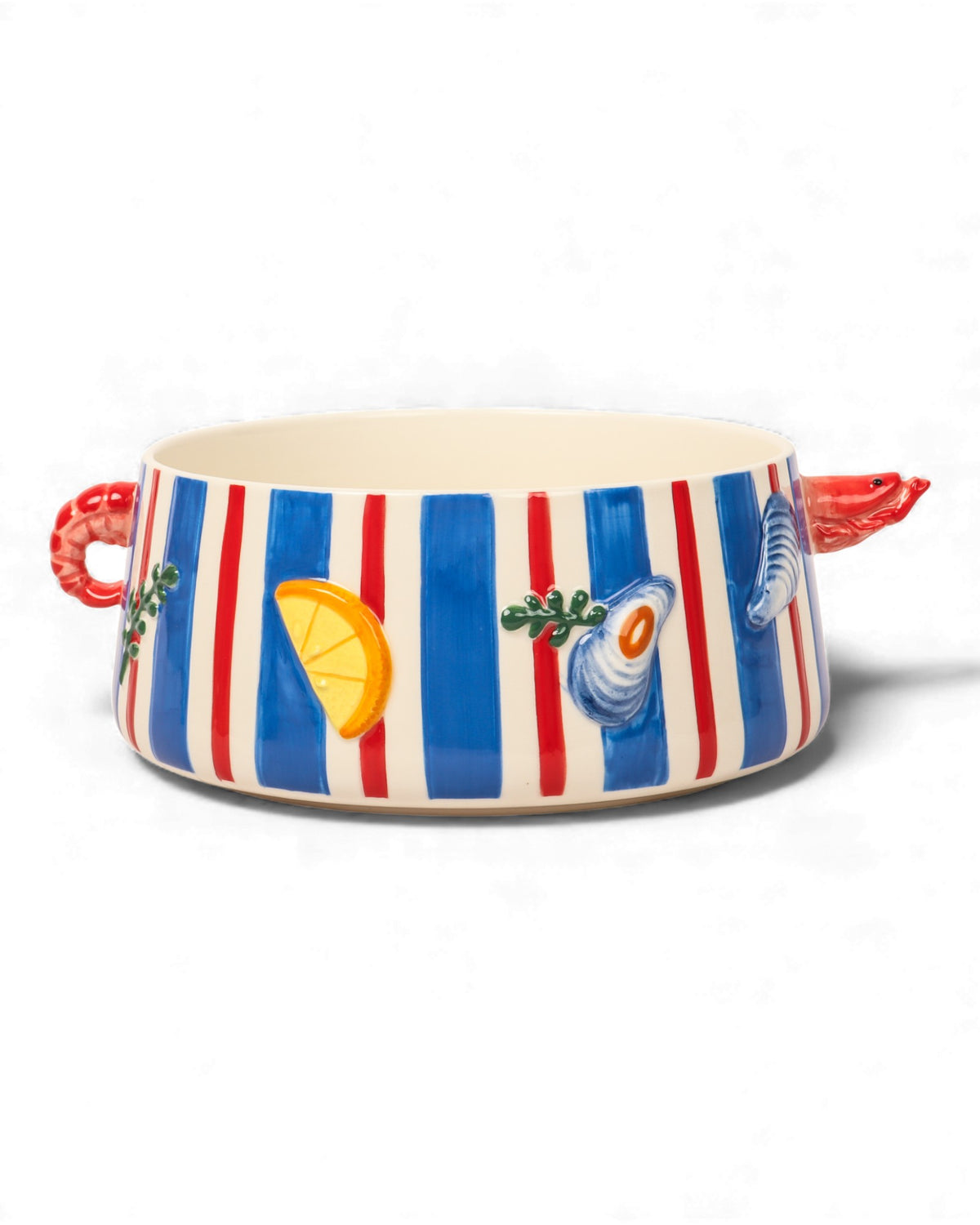 Seaview Stoneware Prawn Pot