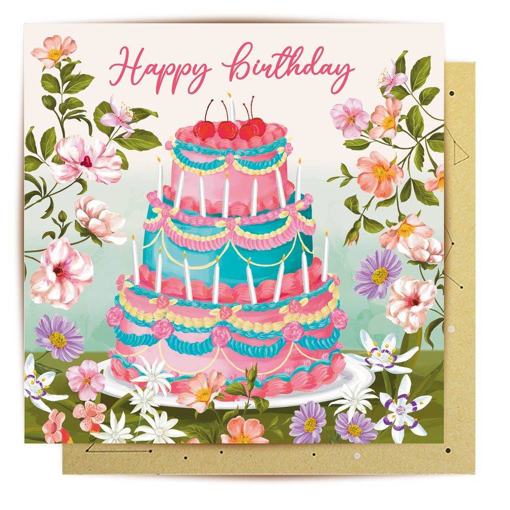 Greeting Card Vintage Birthday