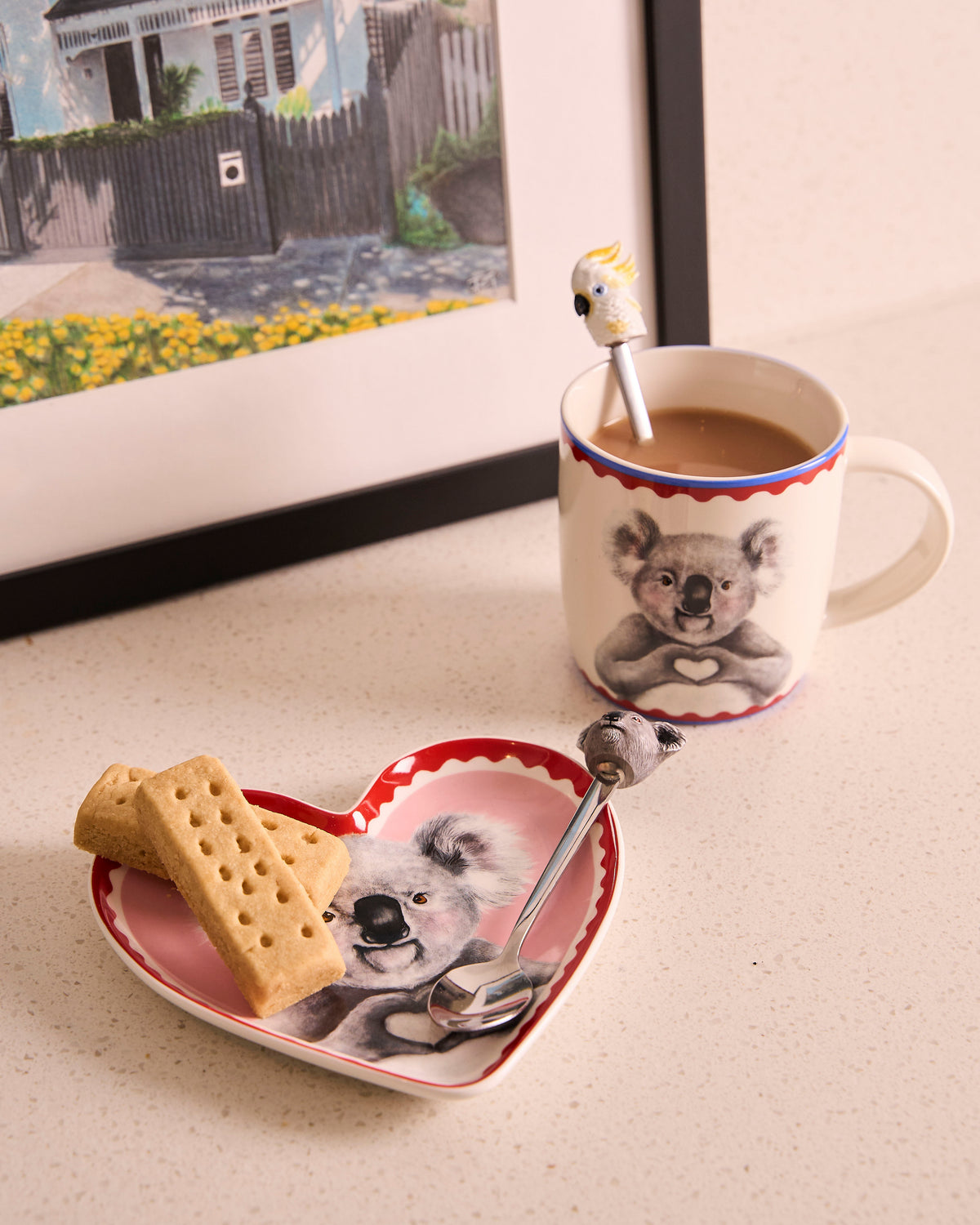 Heart Shape Trinket Tray I Heart Koala