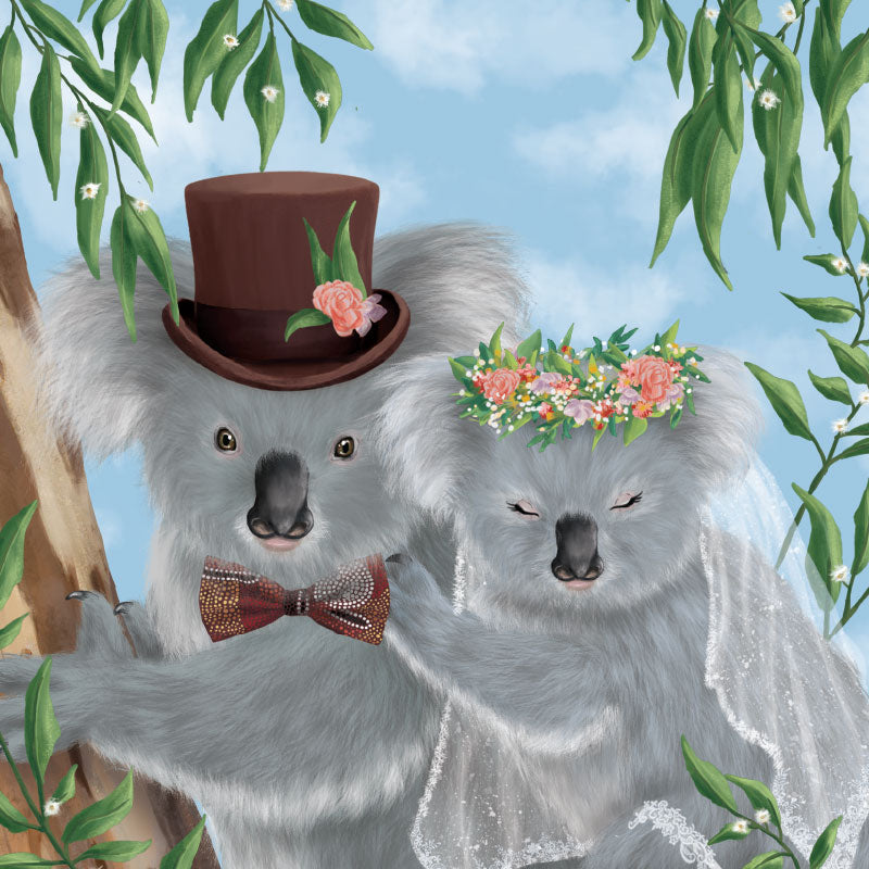 
                      
                        Greeting Card Koala Wedding
                      
                    