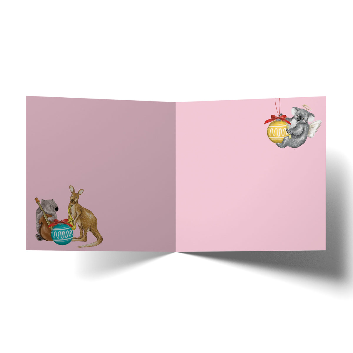 Greeting Card Musical Critters Joy