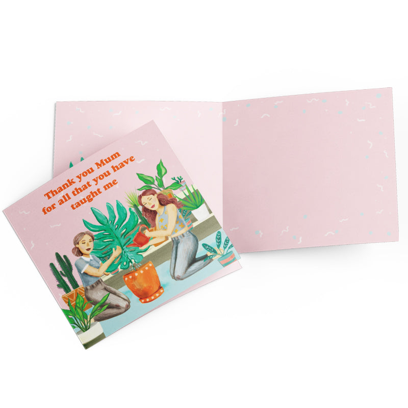 Greeting Card Plant Mum