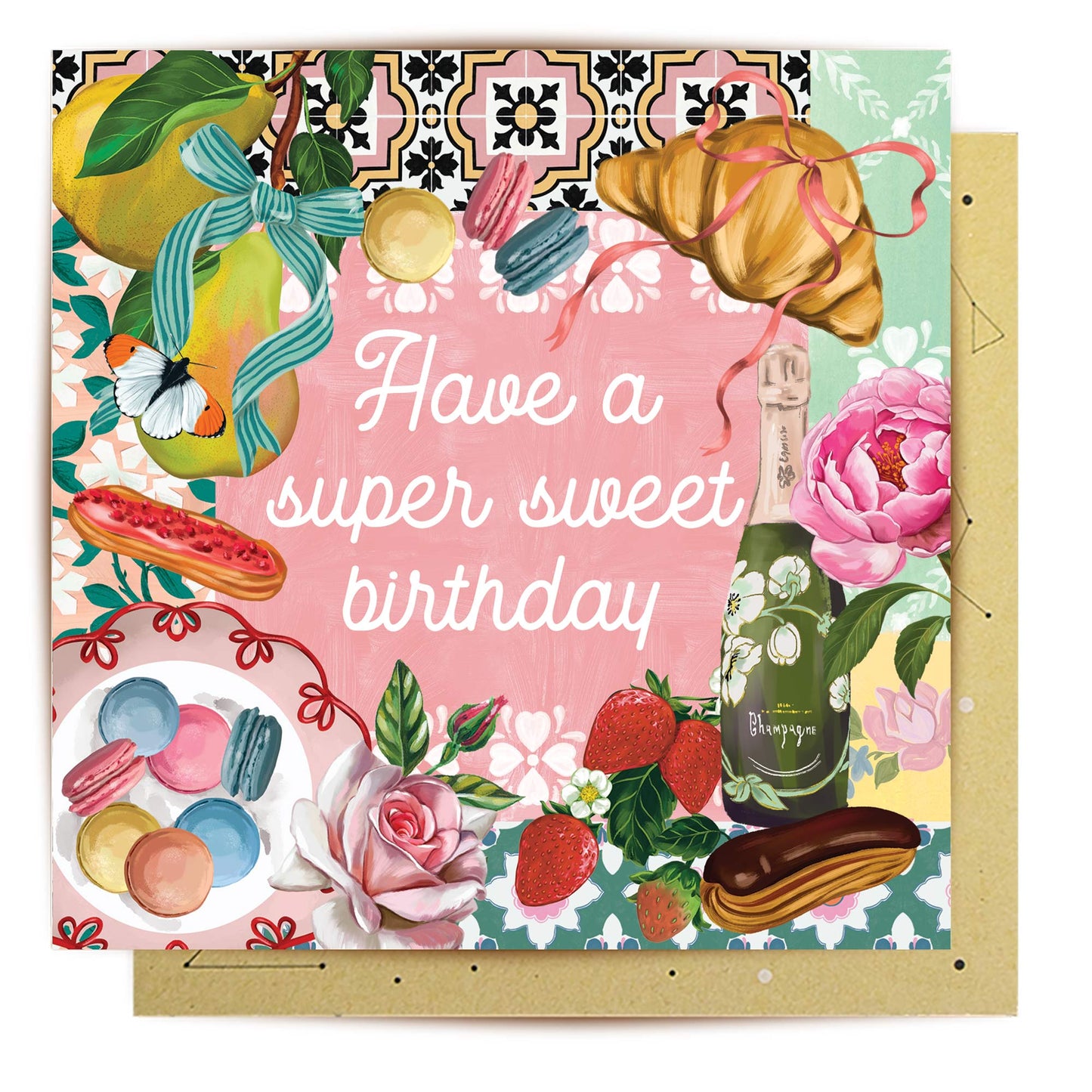 Greeting Card Super Sweet Birthday