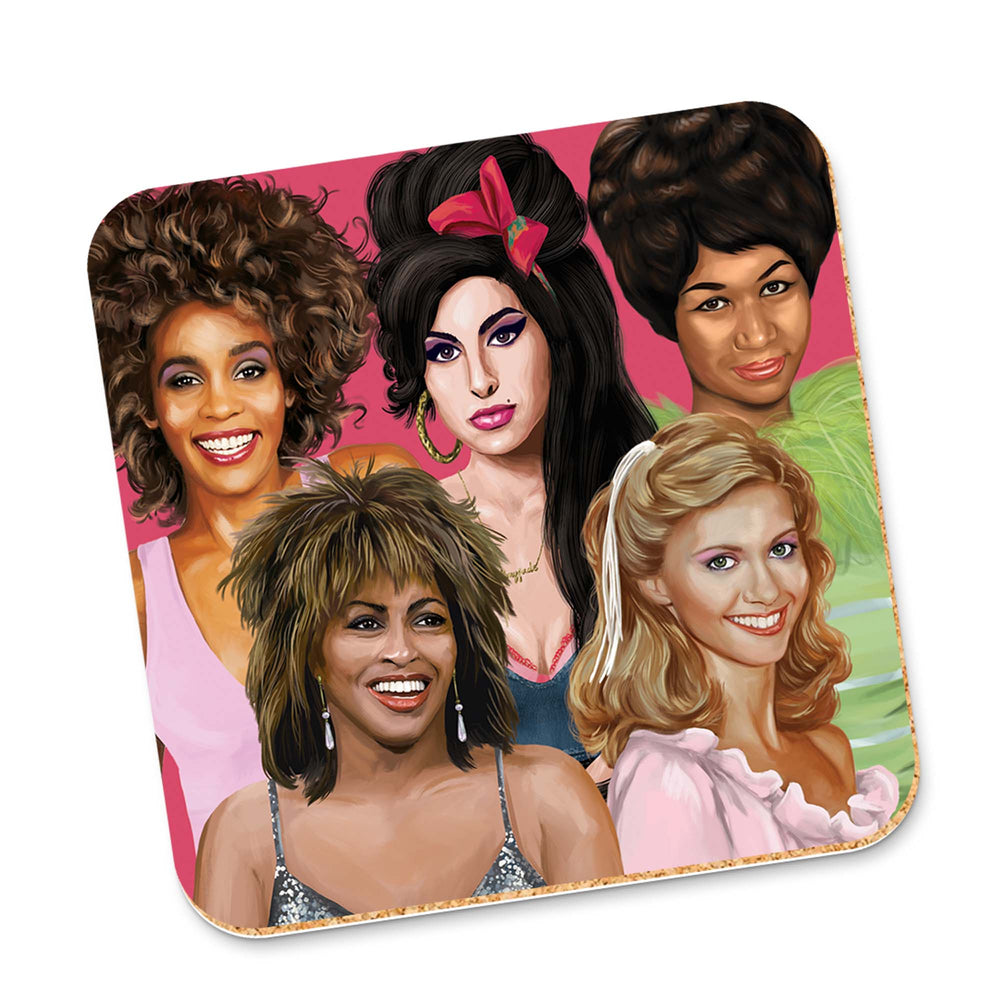 Corky Coaster Tribute Artists Music Edition Divas