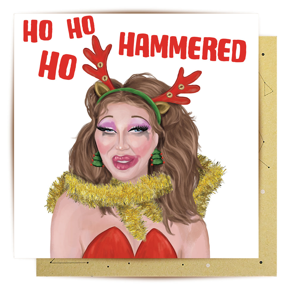 
                      
                        Greeting Card Ho Ho Ho Hammered
                      
                    