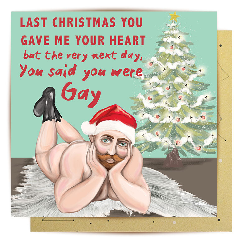 Greeting Card Gay Christmas