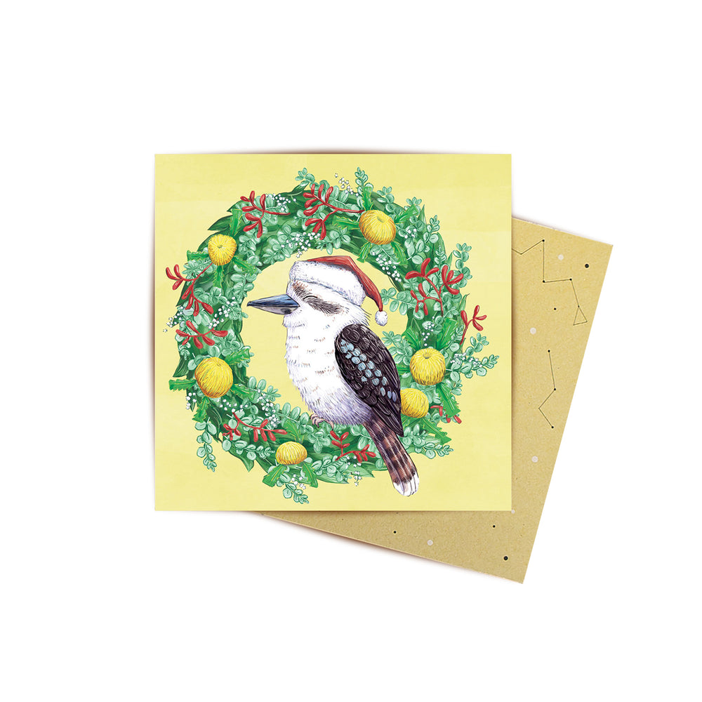 
                      
                        Mini Card Kookaburra Wreath
                      
                    