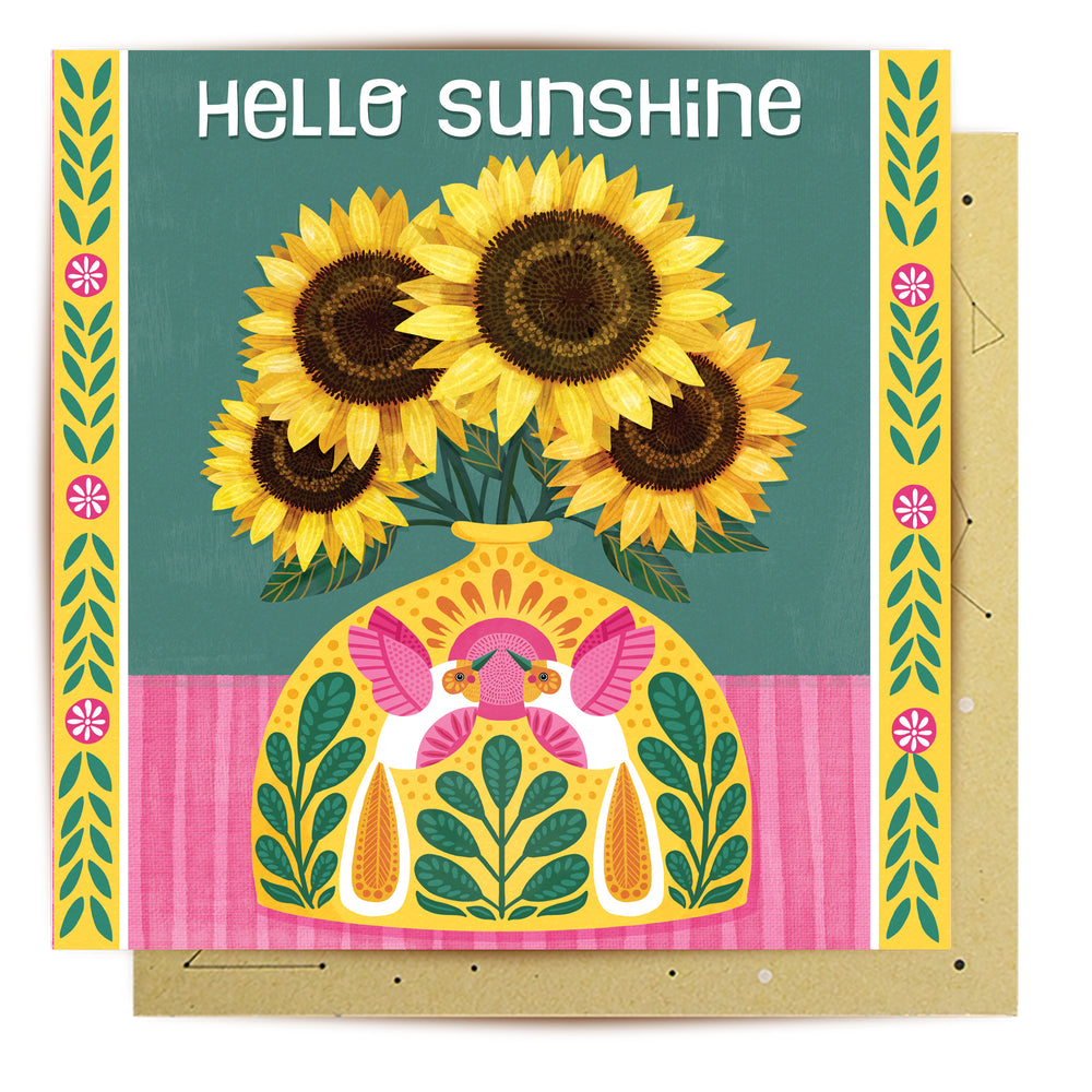 
                      
                        Greeting Card Hello Sunflowers
                      
                    