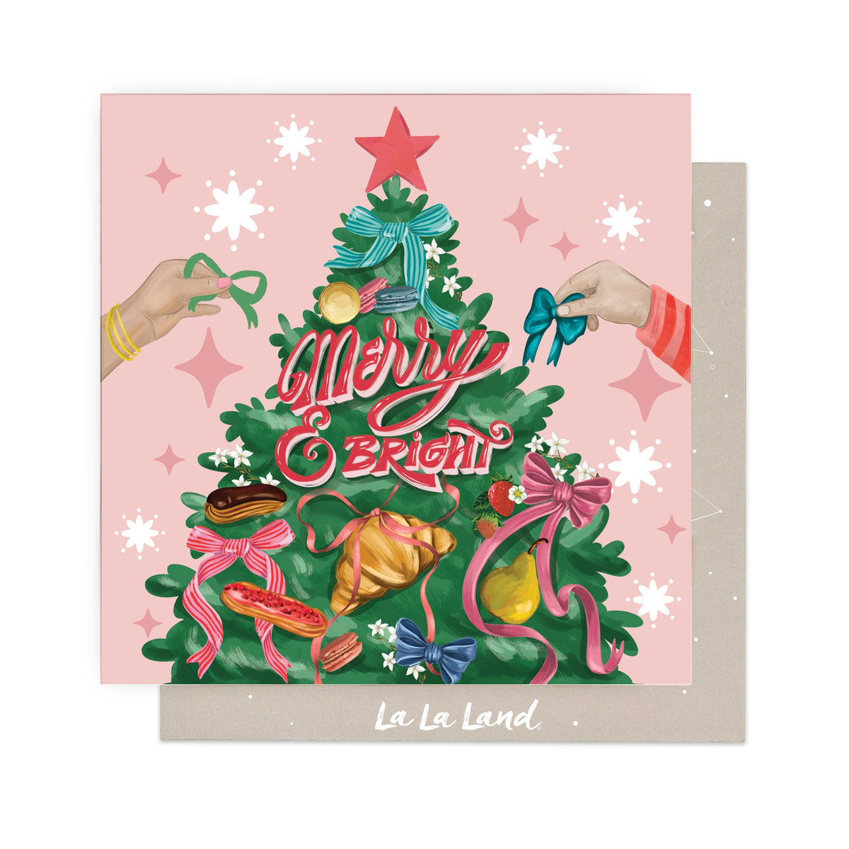 Greeting Card French Christmas Tree