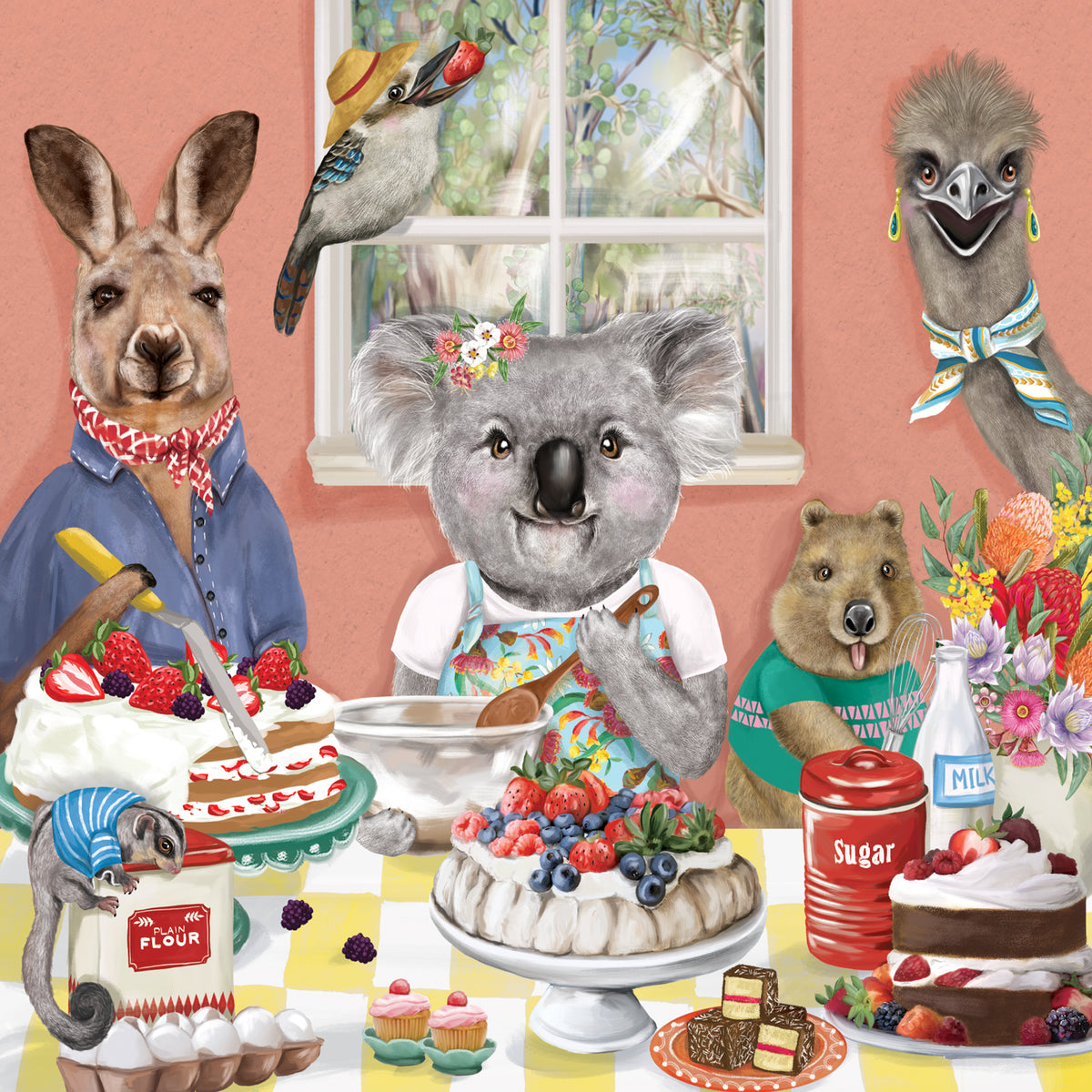 Greeting Card Happy Days Baking