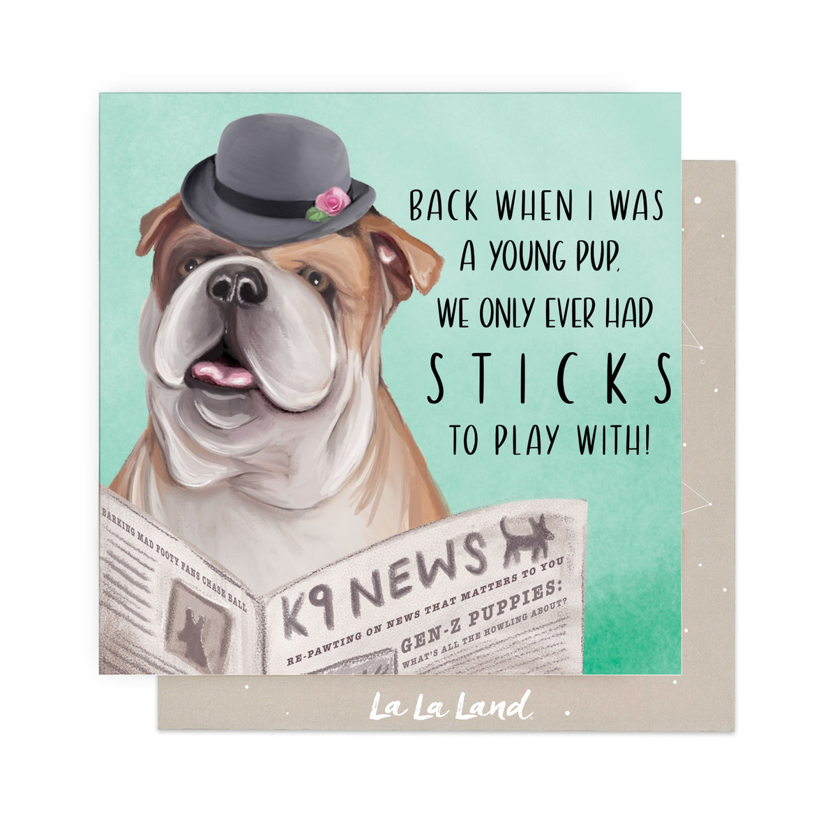 Greeting Card Bulldog News