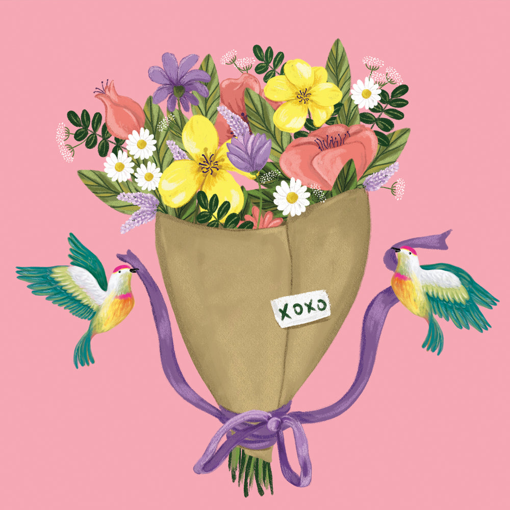 
                      
                        Mini Card XOXO Bouquet
                      
                    