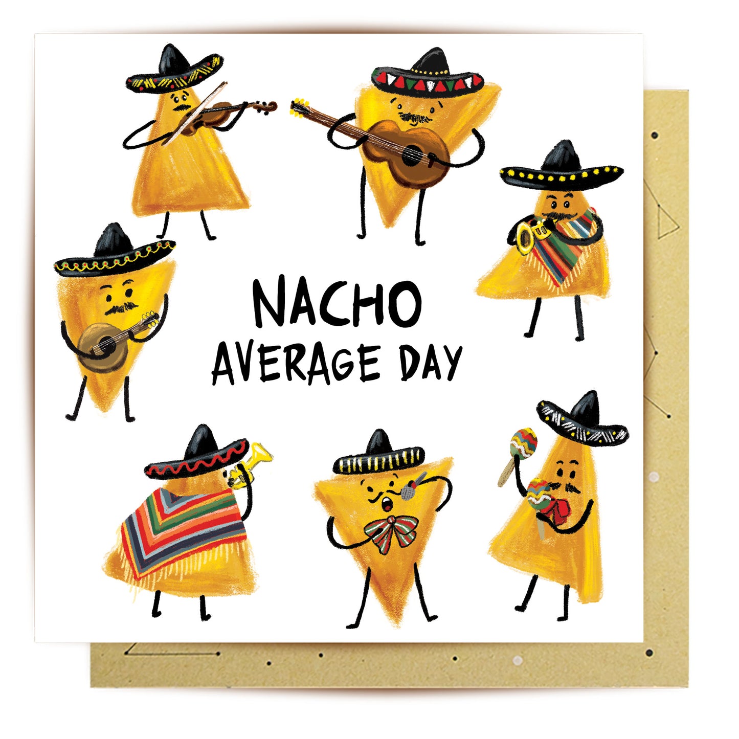 Greeting Card Nacho Average Day