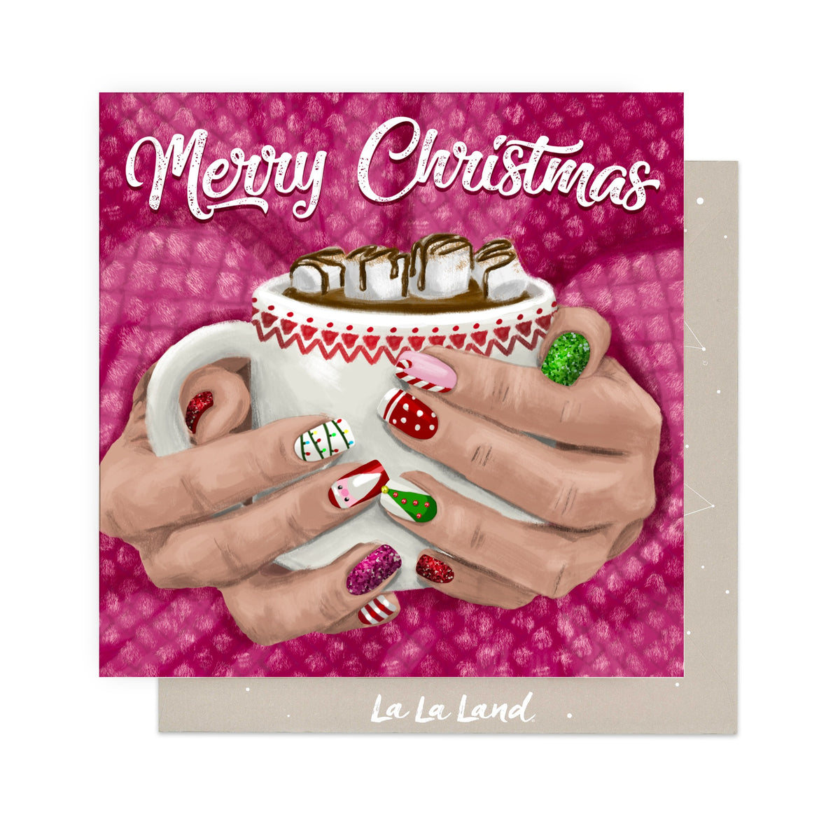 Greeting Card Nail Art