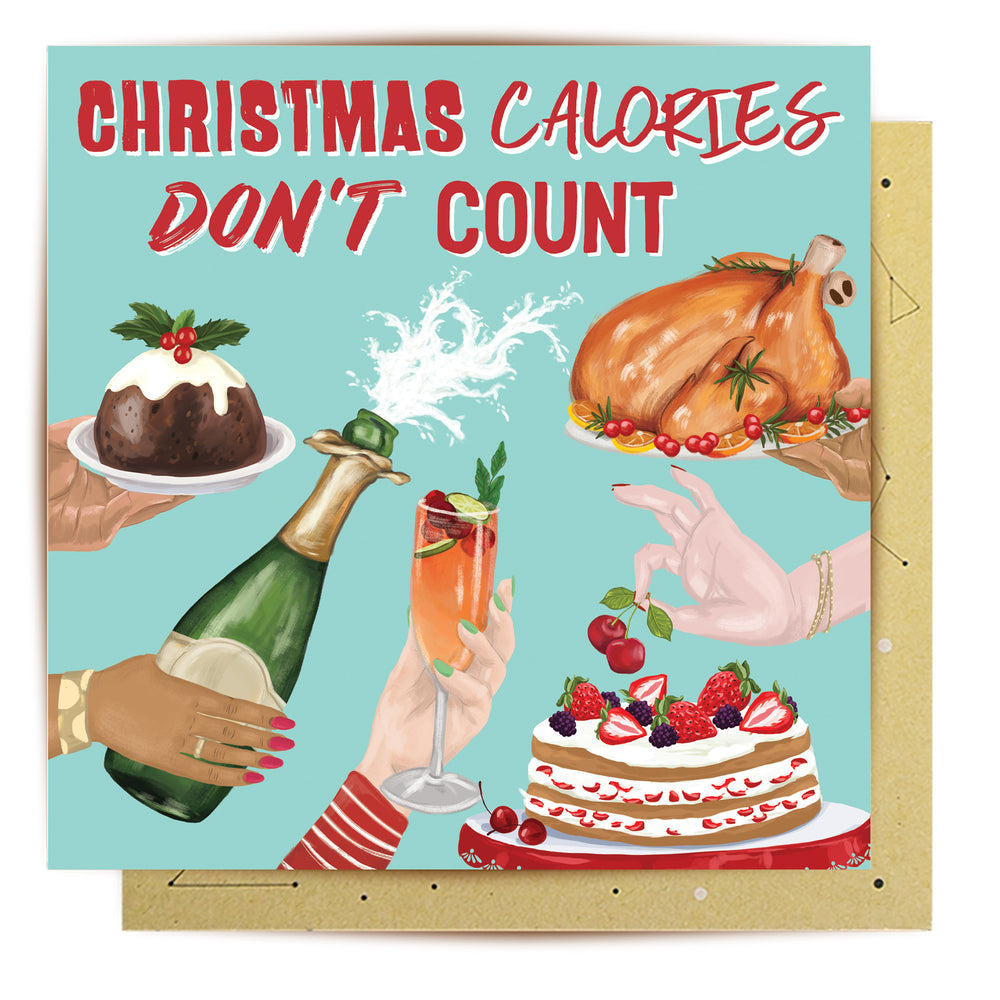 
                      
                        Greeting Card Yes To Christmas Calories
                      
                    