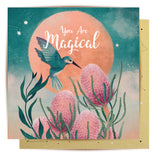 Greeting Card Magical Kingfisher
