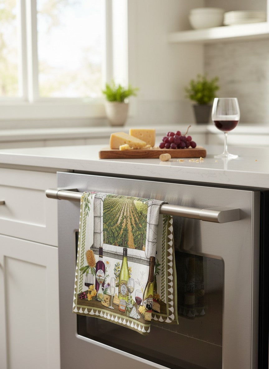 Tea Towel Vineyard Visions