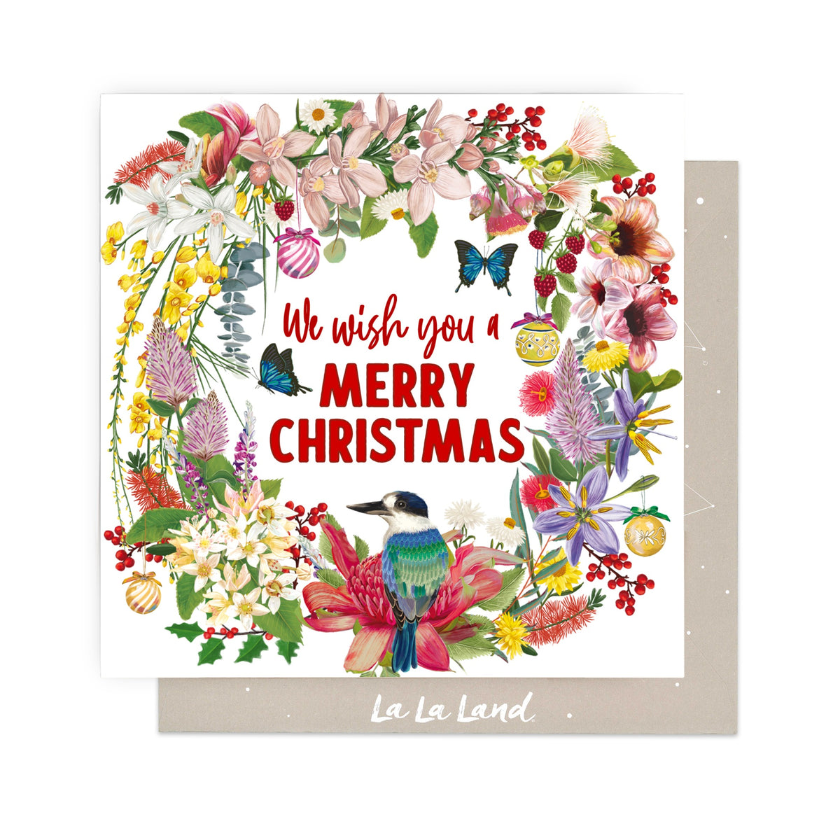 Greeting Card Enchanted Wreath