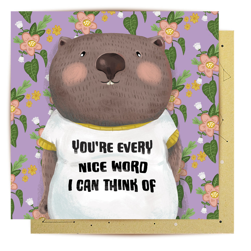 
                      
                        Greeting Card Every Nice Word
                      
                    