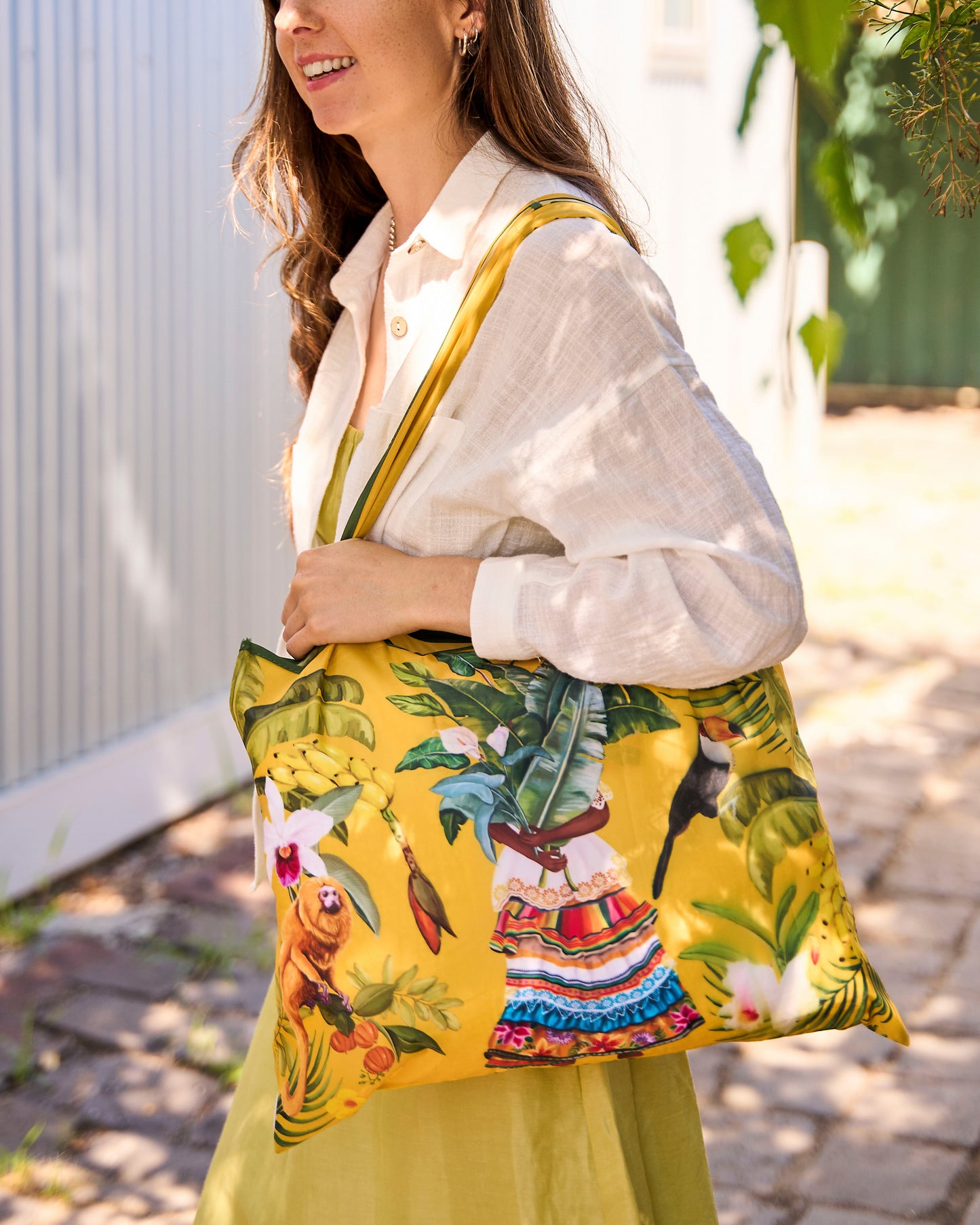 Foldable Shopper Bag Brazilian Summer