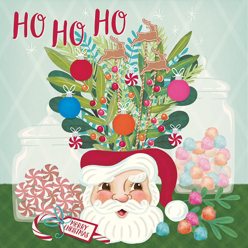 
                      
                        Greeting Card Santa Mug Bouquet
                      
                    