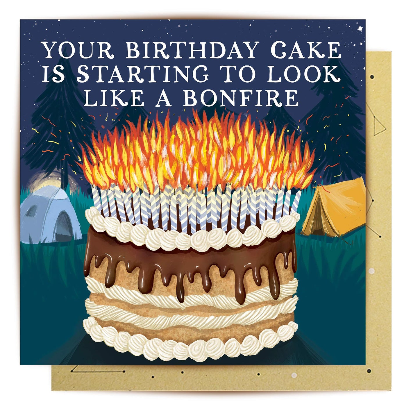 Greeting Card Bonfire