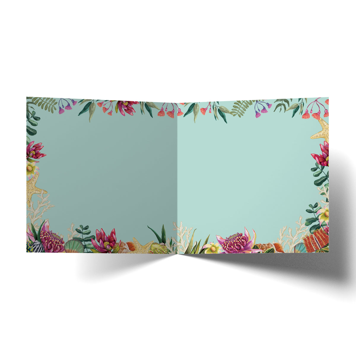 Greeting Card Floral Paradiso Merry Christmas