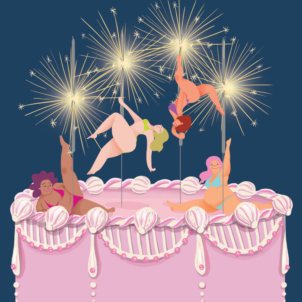 
                      
                        Greeting Card Pole Dancer Cake
                      
                    