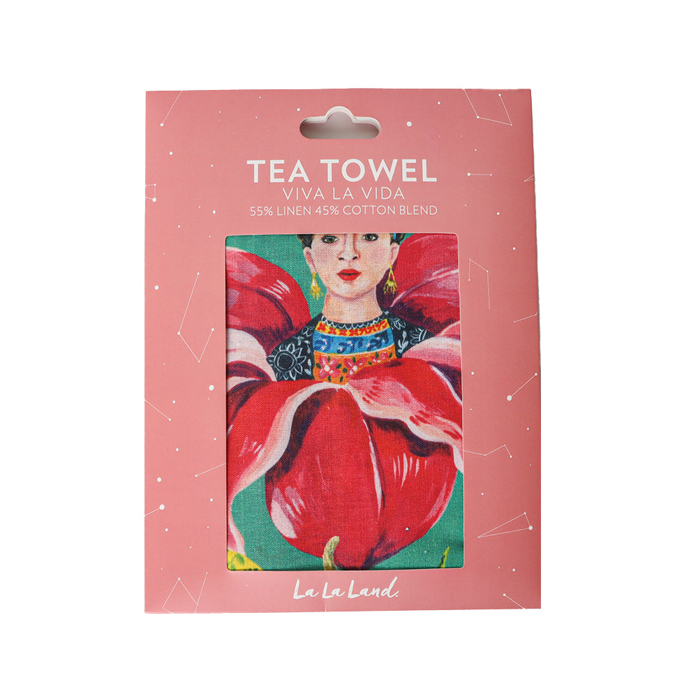 
                      
                        Tea Towel Viva La Vida Flower
                      
                    