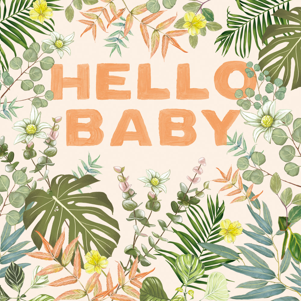 Greeting Card Hello Baby