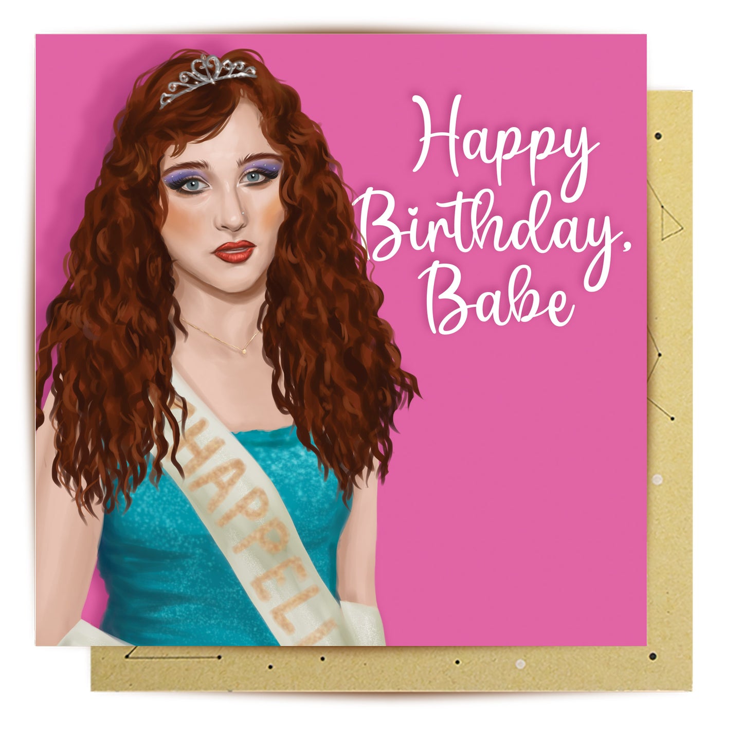 Greeting Card Happy Birthday Babe