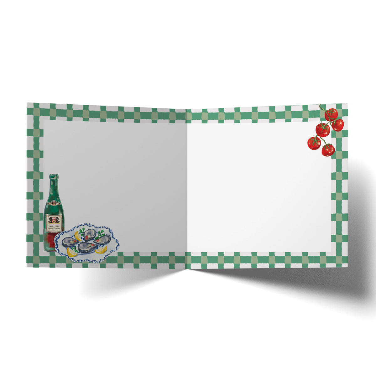 Greeting Card Italian Table