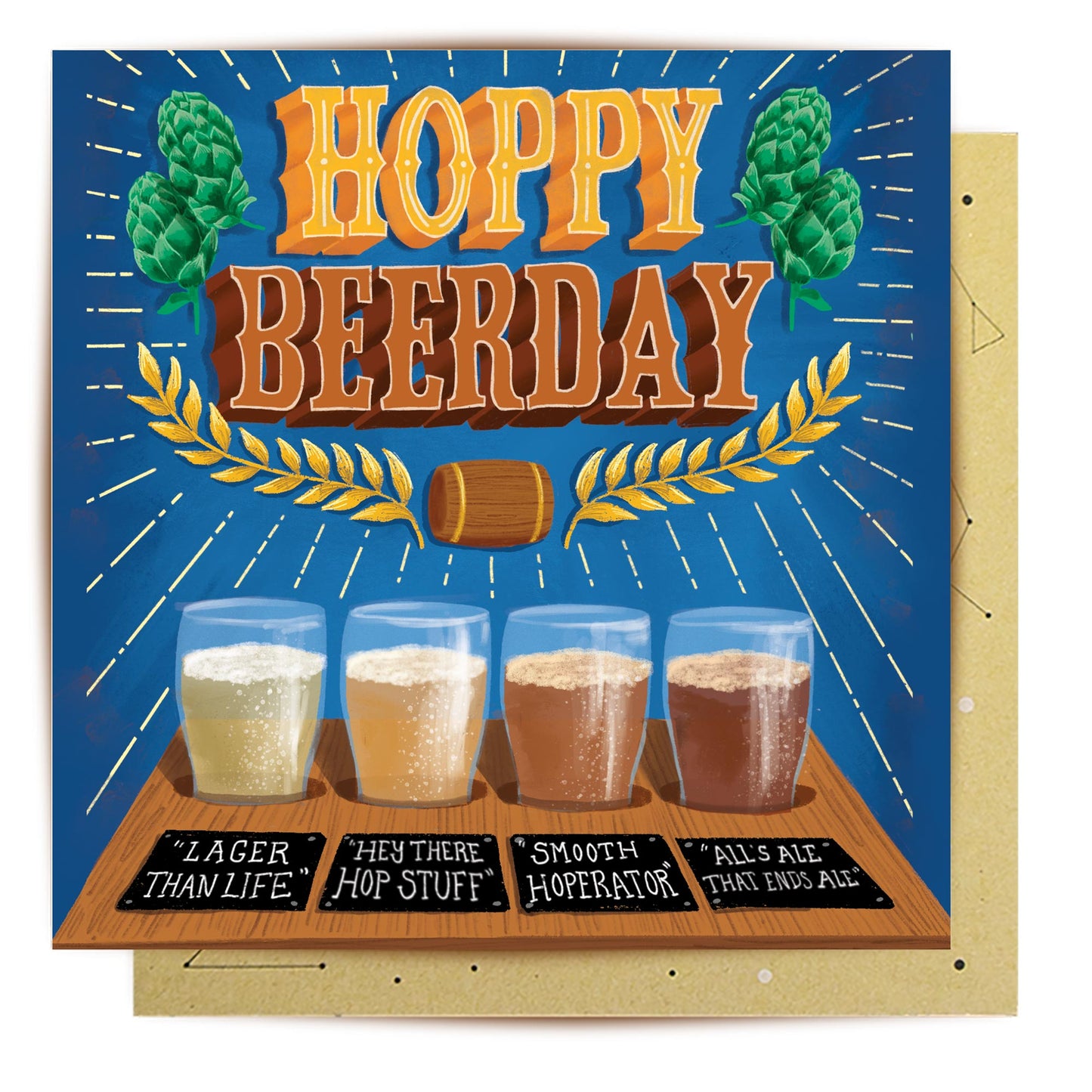 Greeting Card Hoppy Beerday