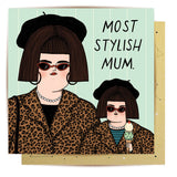 Greeting Card Stylish Mum