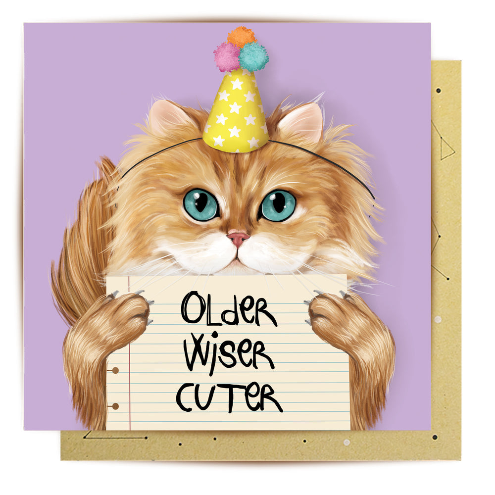 
                      
                        Greeting Card Older Wiser Cuter
                      
                    