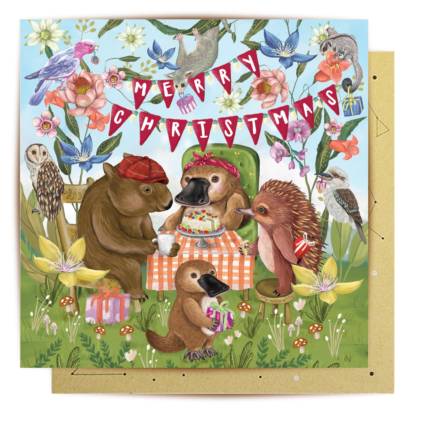 Greeting Card At Home For Christmas