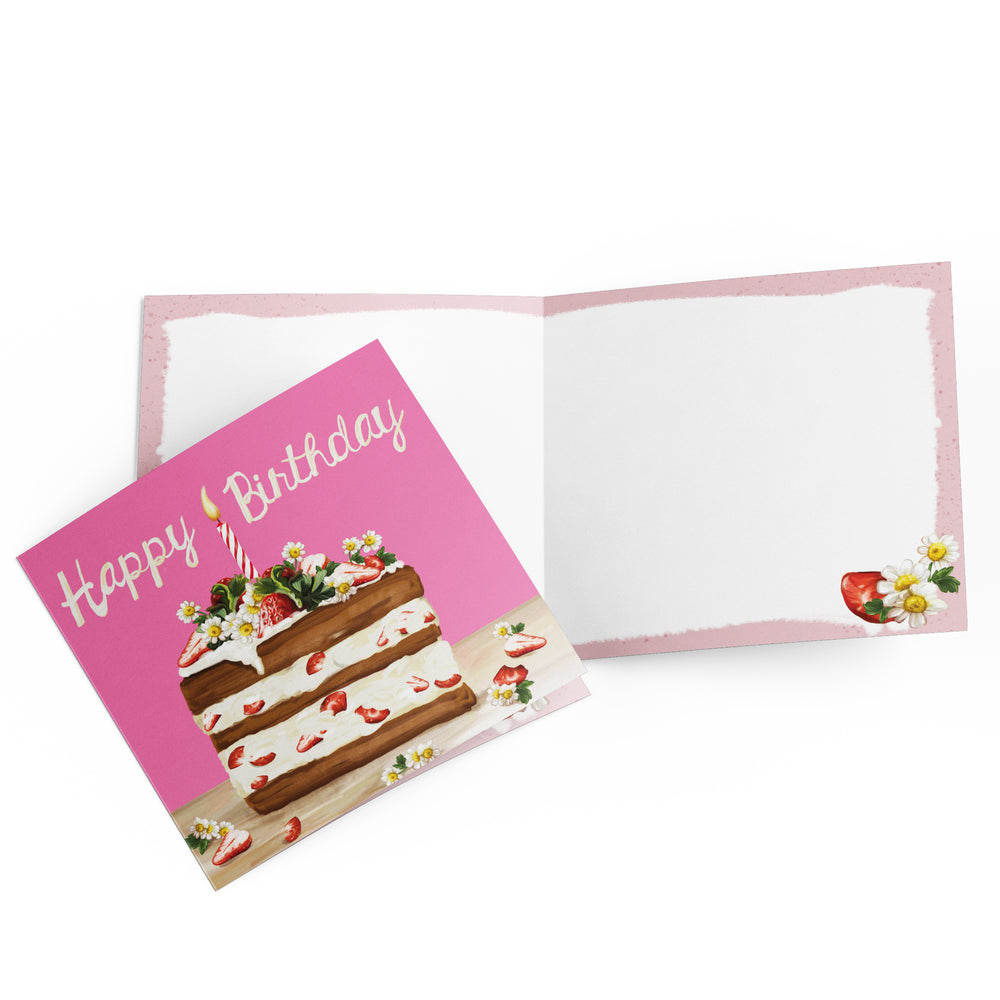 
                      
                        Greeting Card Strawberry Cake
                      
                    